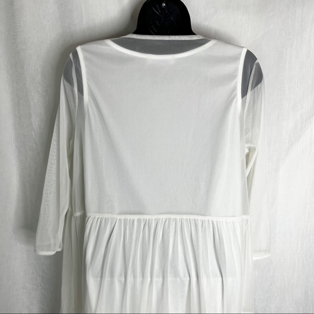 ASOS Bluebelle Maternity Tiered Ruffle Swing Dress - Picture 8 of 13